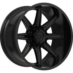 GEAR OFF ROAD 765B 20X10 GLOSS BLACK/MILLED ACCENTS